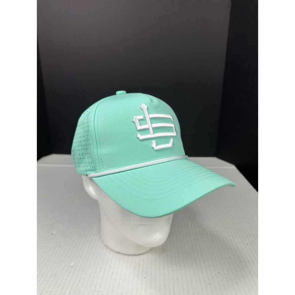 LGND Supply Co Hat Cap Snap Back Green Trucker Performance Golf Golfer  Mens